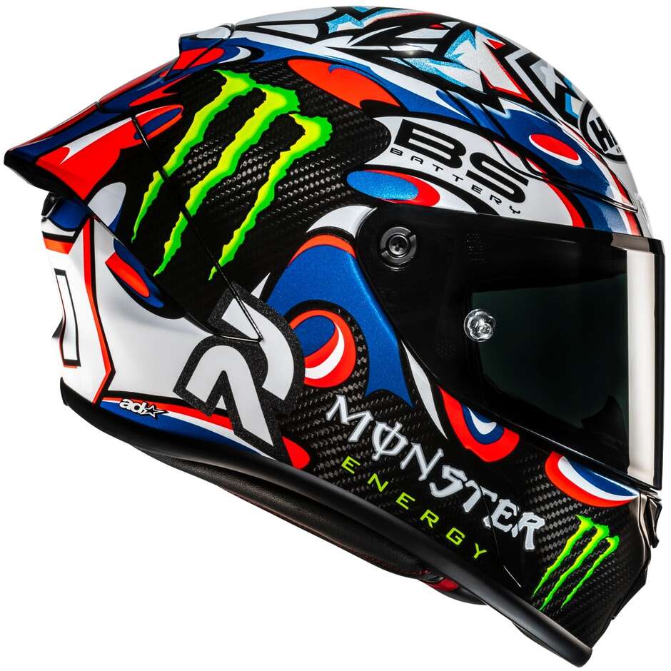 Casco Moto Integrale Hjc RPHA1 V2 CARBON QUARTARARO LE MANS 3 MC21