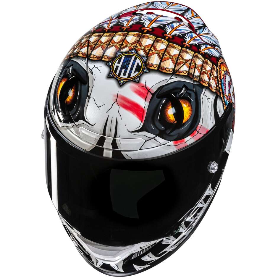 Casco Moto Integrale Hjc RPHA12 SKULLY MC1