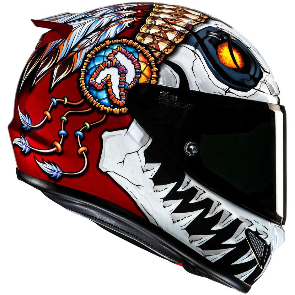 Casco Moto Integrale Hjc RPHA12 SKULLY MC1