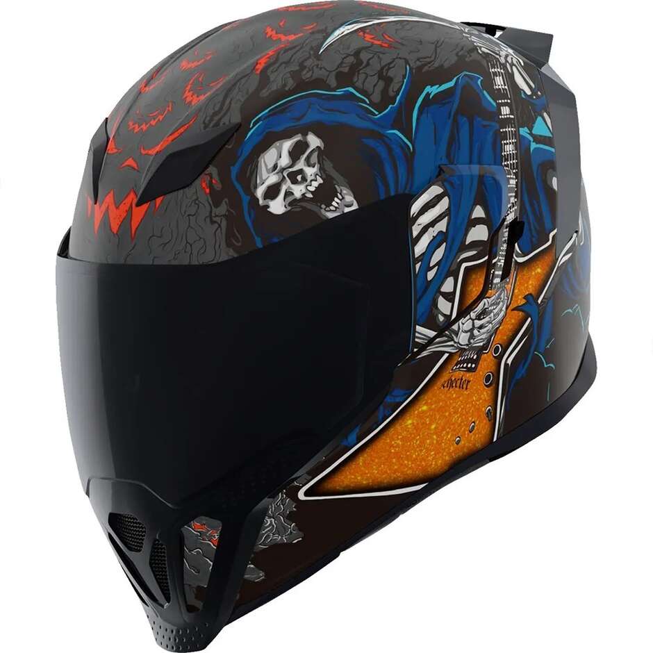Casco Moto Integrale AIRFLITE Trick or Street 4 Nero taglia XL