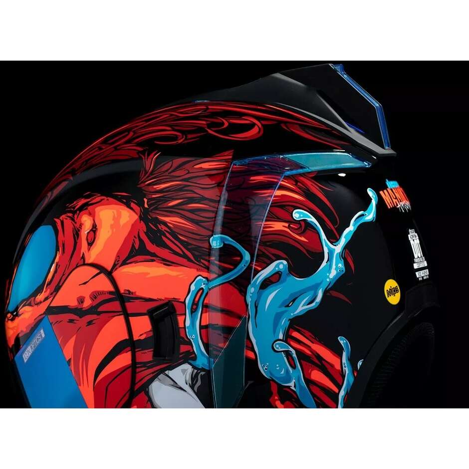 Casco Moto Integrale Icon AIRFORM Manik'RR Rosso