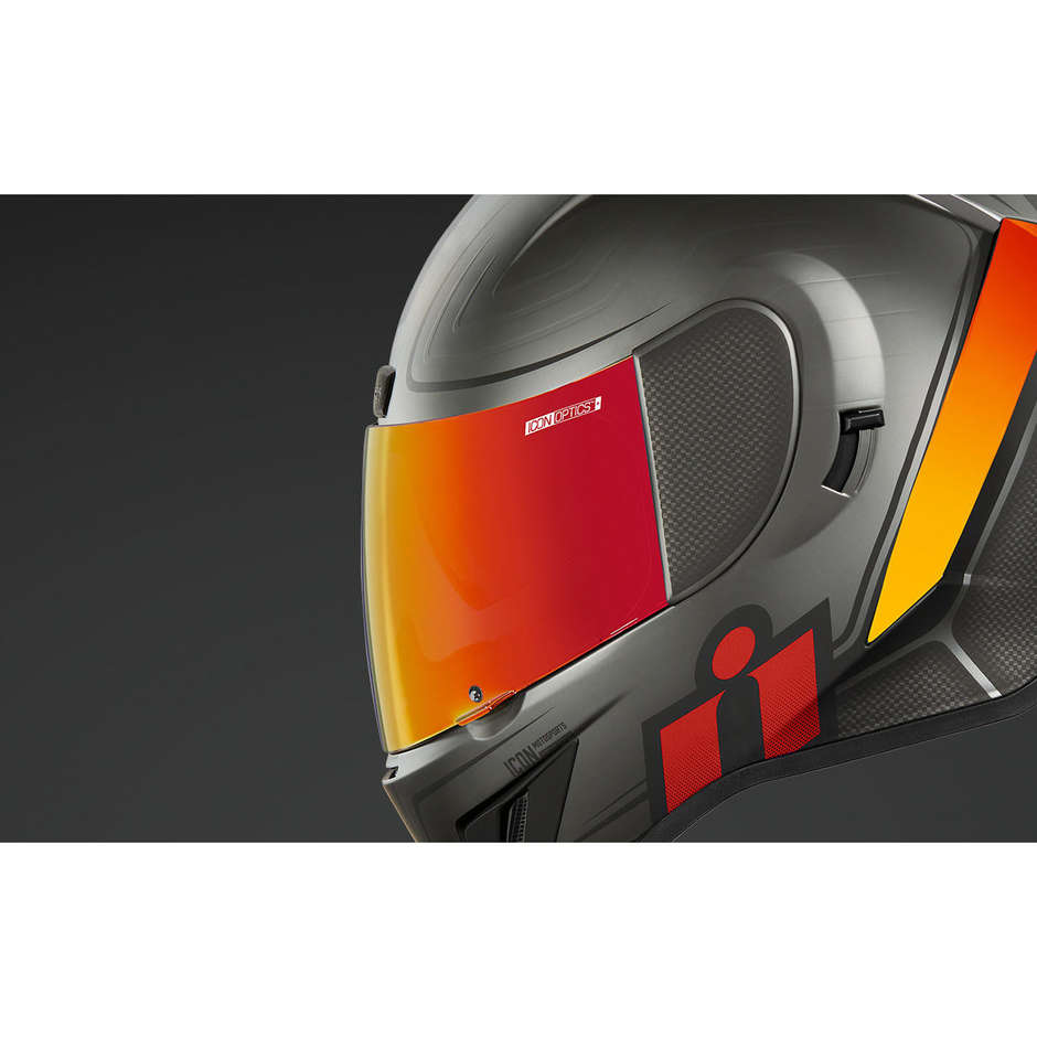 Casco Moto Integrale Icon AIRFORM Resurgent Rosso