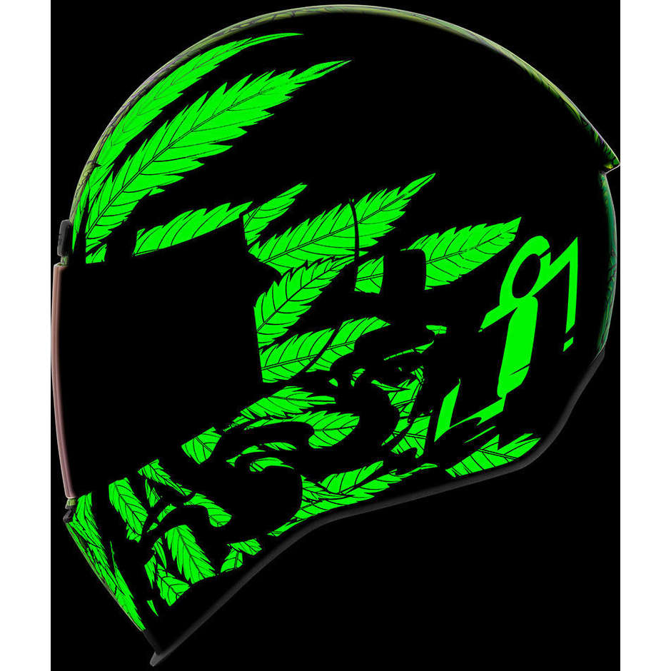 Casco Moto Integrale Icon AIRFORM RITEMIND GLOW Verde
