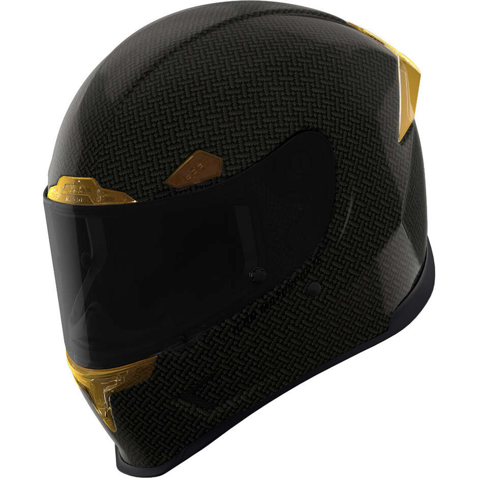 Casco Moto Integrale AIRFRAME PRO Carbon 4 Tress Giallo taglia M