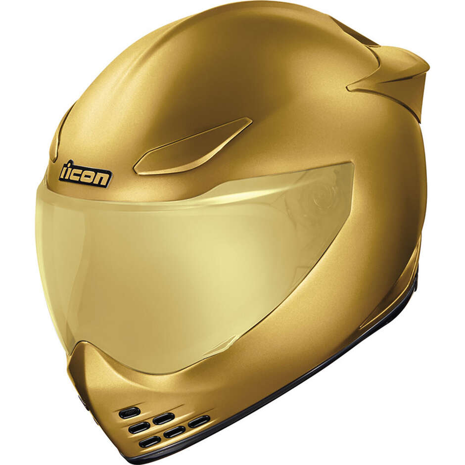 Casco Moto Integrale Icon DOMAIN CORNELIUS Oro