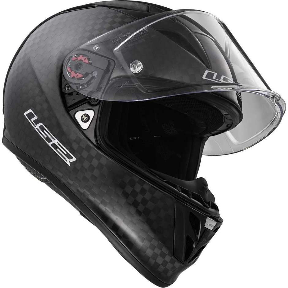 Casco Moto Integrale In Carbonio Ls2 FF323 ARROW EVO C FIM Solid Carbon