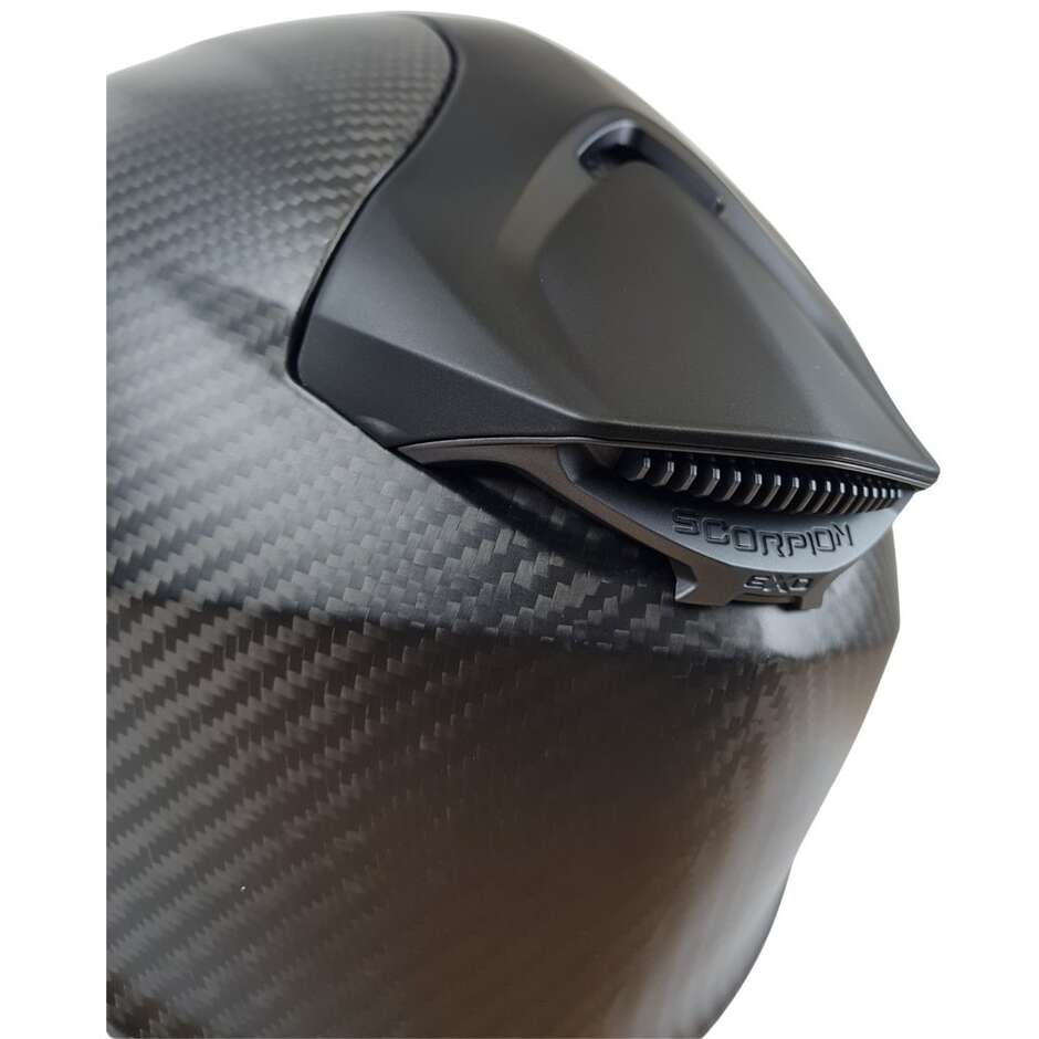 Casco Moto Integrale In Carbonio Scorpion EXO-1400 EVO 2 CARBON AIR  Solid Nero Opaco