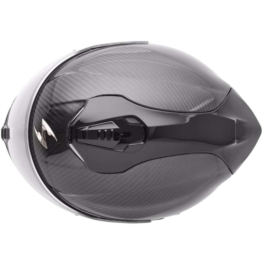Casco Moto Integrale In Carbonio Scorpion EXO-1400 EVO 2 CARBON AIR  Solid Nero Opaco