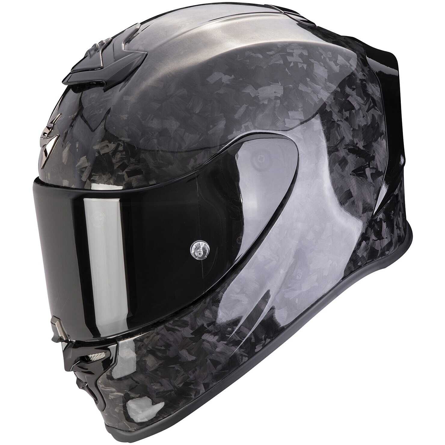 Casco Moto Integrale In Carbonio Scorpion EXO R1 EVO CARBON AIR ONYX Nero  Vendita Online 