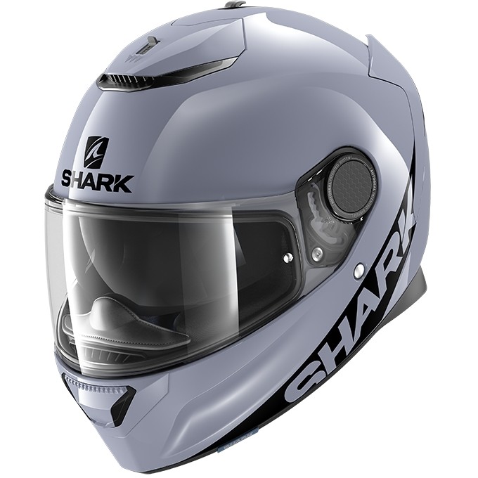 Casco Moto Integrale In Shark SPARTAN 1.2 BLANK Grigio