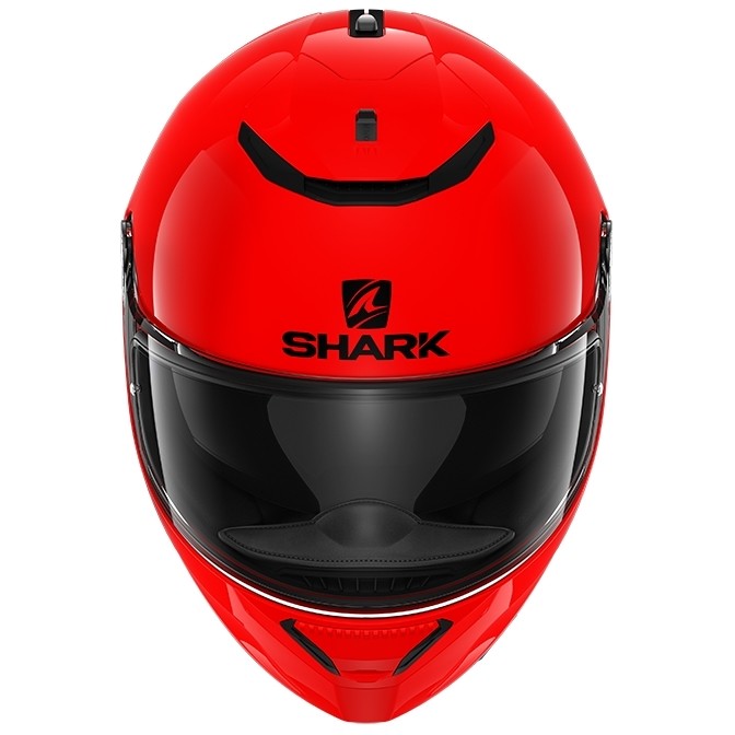 Casco Moto Integrale In Shark SPARTAN 1.2 BLANK Rosso
