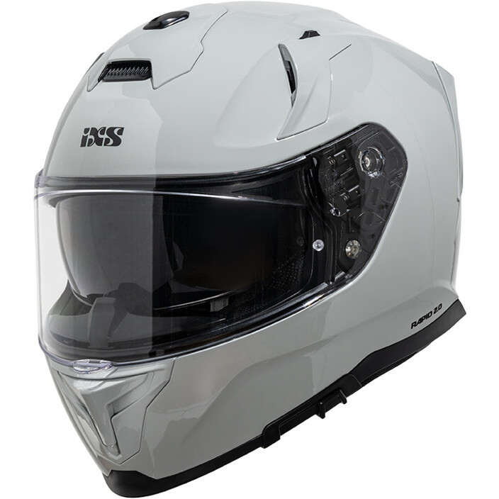 Casco Moto Integrale RAPID 2.0 Lucido Grigio taglia S