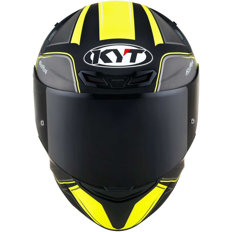Casco Moto Integrale KYT TT-COURSE TOURIST Opaco Giallo Fluo