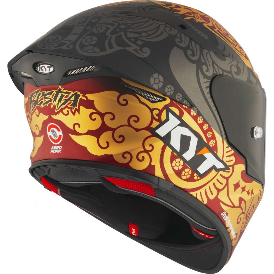 Casco Moto Integrale Kyt TT-REVO ENEA INDONESIA Replica 2023 Opaco