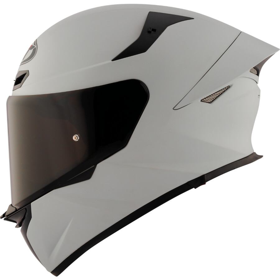 Casco Moto Integrale Kyt TT-REVO PLAIN Grigio Opaco