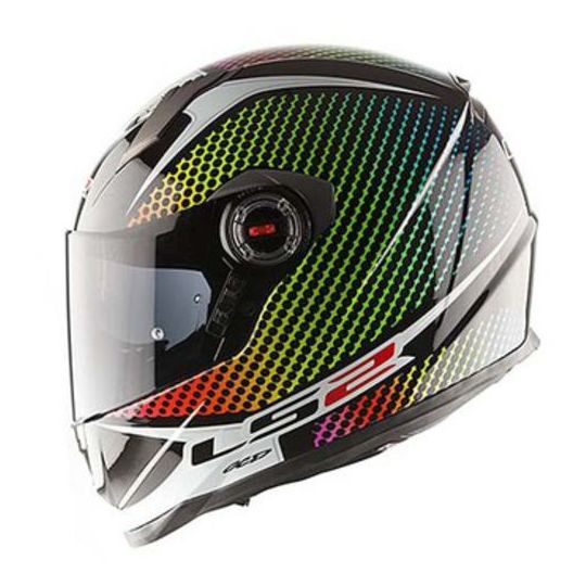 Casco Moto integrale LS2 FF322 Voltage Doppia Visiera In Fibra