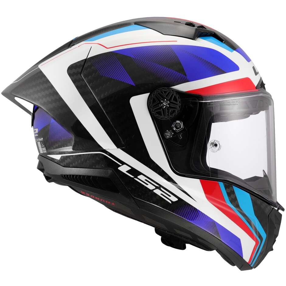 Casco Moto Integrale LS2 FF805 THUNDER GP AERO RAUTE Blue Rosso