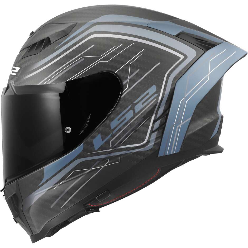Casco Moto Integrale LS2 FF807 DRAGON SUBIC Blu Petrolio