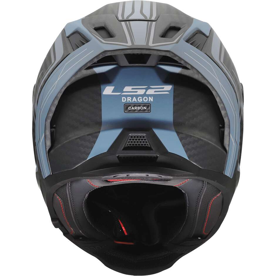 Casco Moto Integrale LS2 FF807 DRAGON SUBIC Blu Petrolio