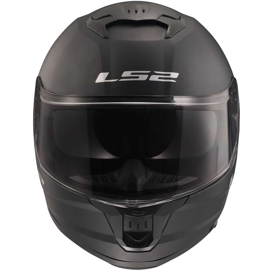 Casco Moto Integrale Ls2 FF808 STREAM II Solid Nero Opaco