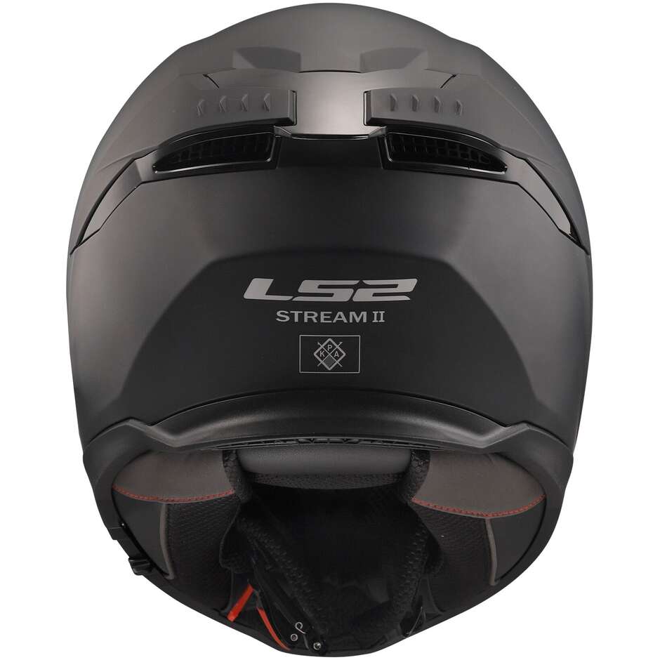 Casco Moto Integrale Ls2 FF808 STREAM II Solid Nero Opaco