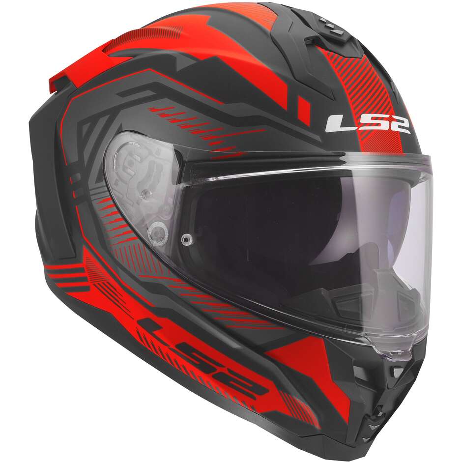 Casco Moto Integrale LS2 FF817 CHALLENGER II DRAVIX Rosso
