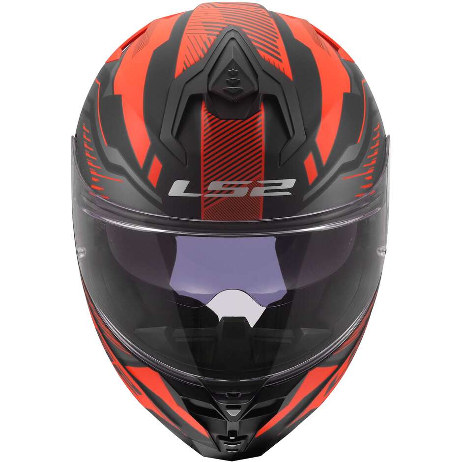 Casco Moto Integrale LS2 FF817 CHALLENGER II DRAVIX Rosso