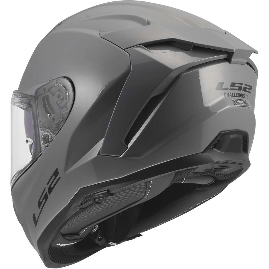 Casco Moto Integrale LS2 FF817 CHALLENGER II SOLID NARDO Grigio