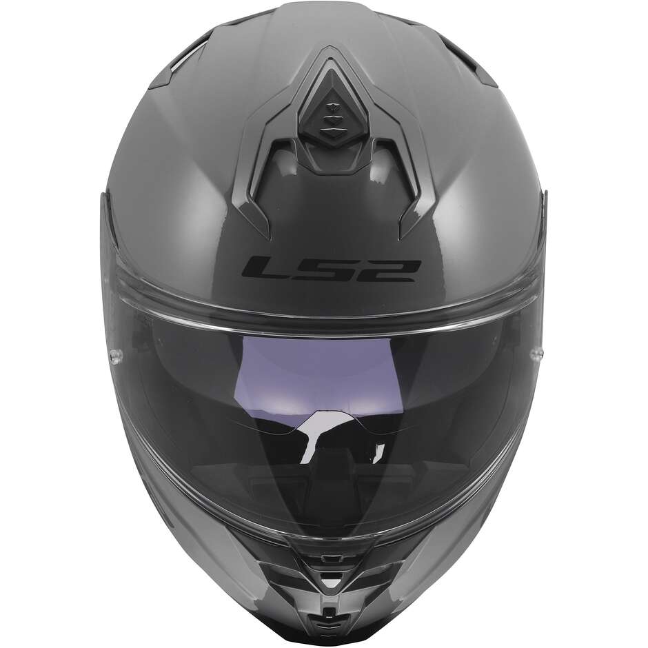 Casco Moto Integrale LS2 FF817 CHALLENGER II SOLID NARDO Grigio
