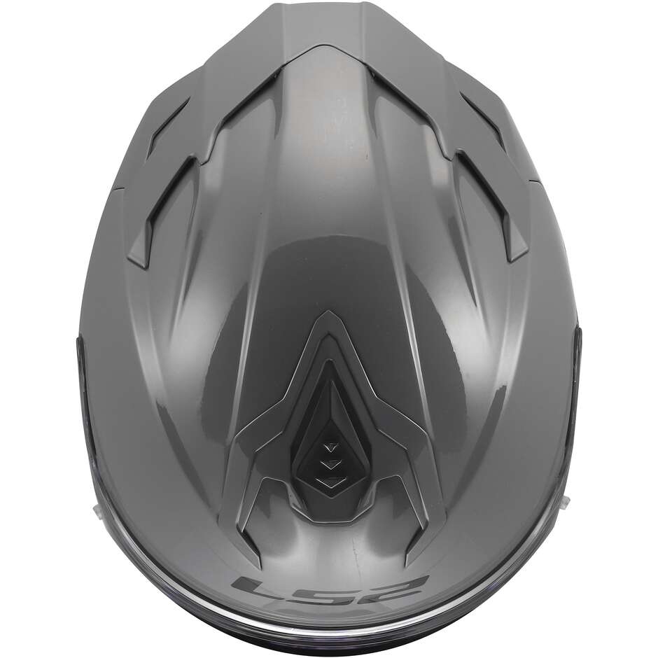 Casco Moto Integrale LS2 FF817 CHALLENGER II SOLID NARDO Grigio