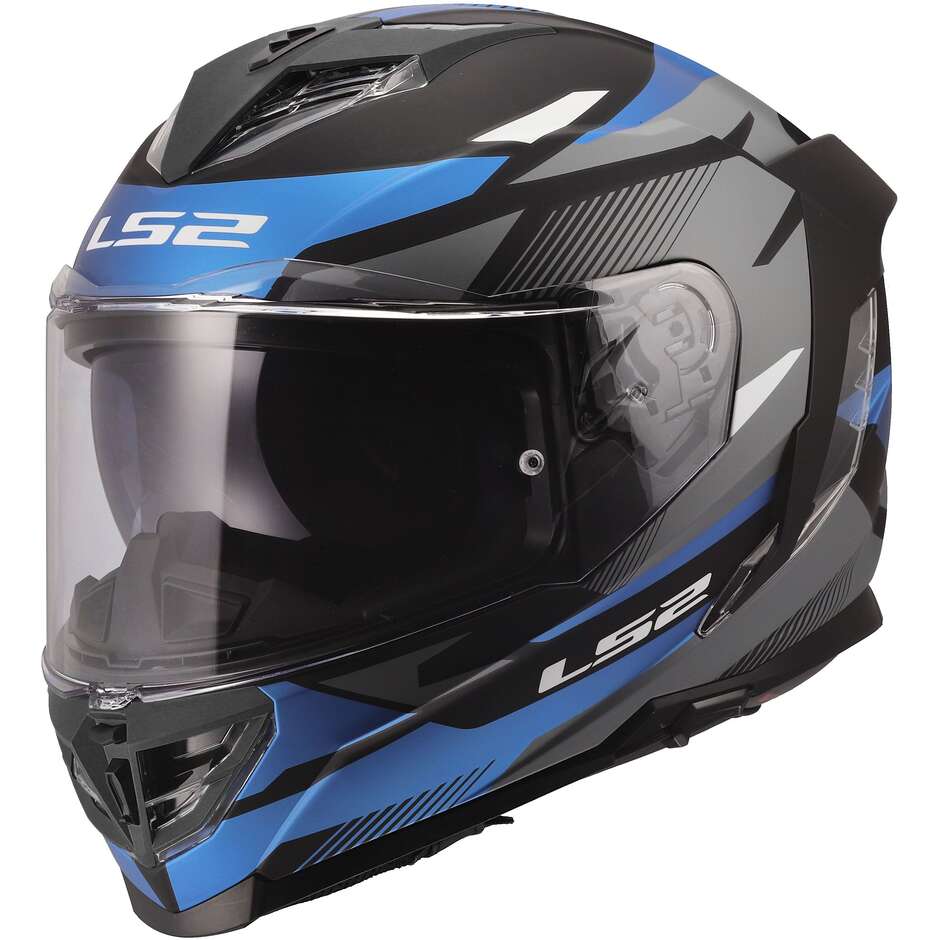 Casco Moto Integrale FF818 STORM III KOMAI Nero Blu taglia 3XL
