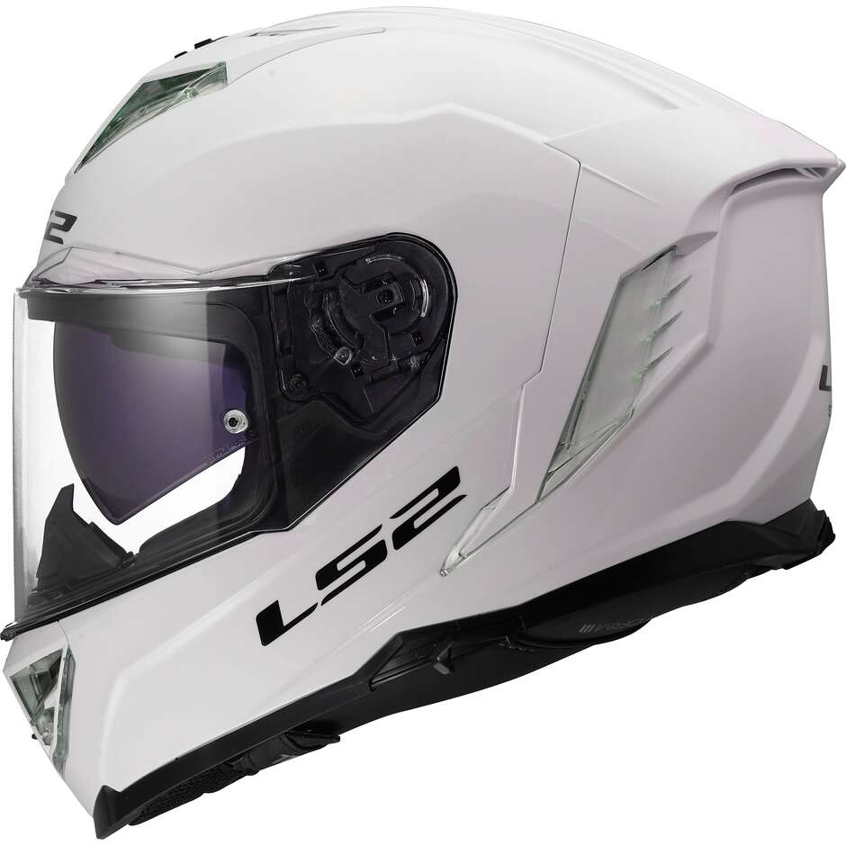 Casco Moto Integrale FF818 STORM III SOLID Lucido Bianco taglia S