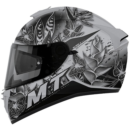 Casco Moto Integrale MT Helmets BLADE 2 SV BREEZE E2 Grigio Opaco