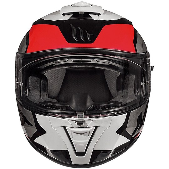 Casco Moto Integrale MT Helmets BLADE 2 SV TRICK C5 Rosso Lucido