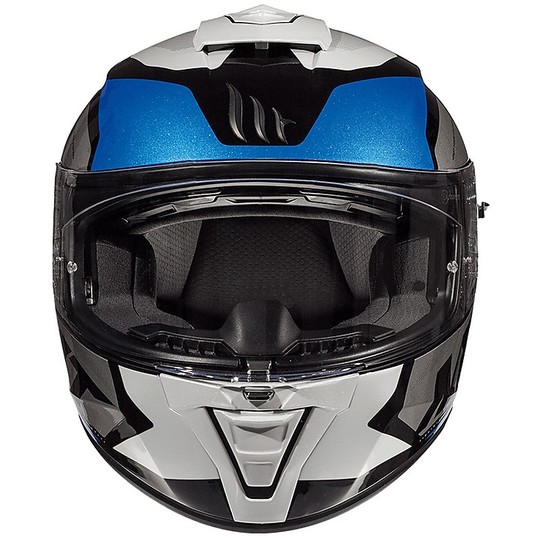 Casco Moto Integrale MT Helmets BLADE 2 SV TRICK C7 Blu Lucido
