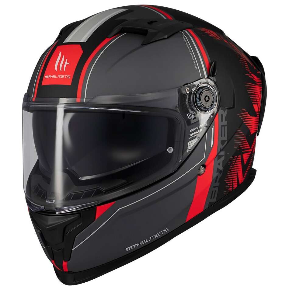 Casco Moto Integrale Mt Helmets BRAKER SV CHARM B5 Opaco