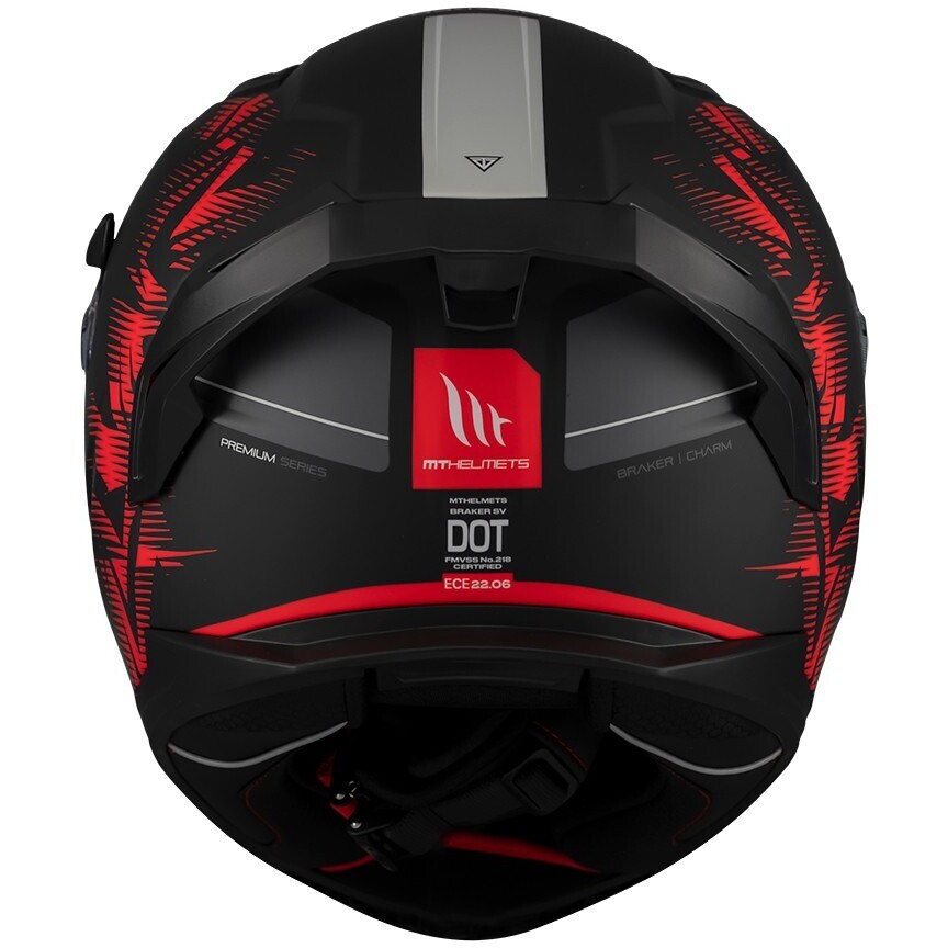 Casco Moto Integrale Mt Helmets BRAKER SV CHARM B5 Opaco
