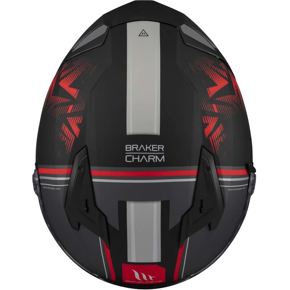 Casco Moto Integrale Mt Helmets BRAKER SV CHARM B5 Opaco