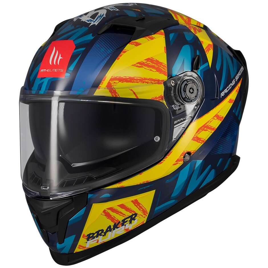 Casco Moto Integrale BRAKER SV FURY C17 Lucido taglia XL