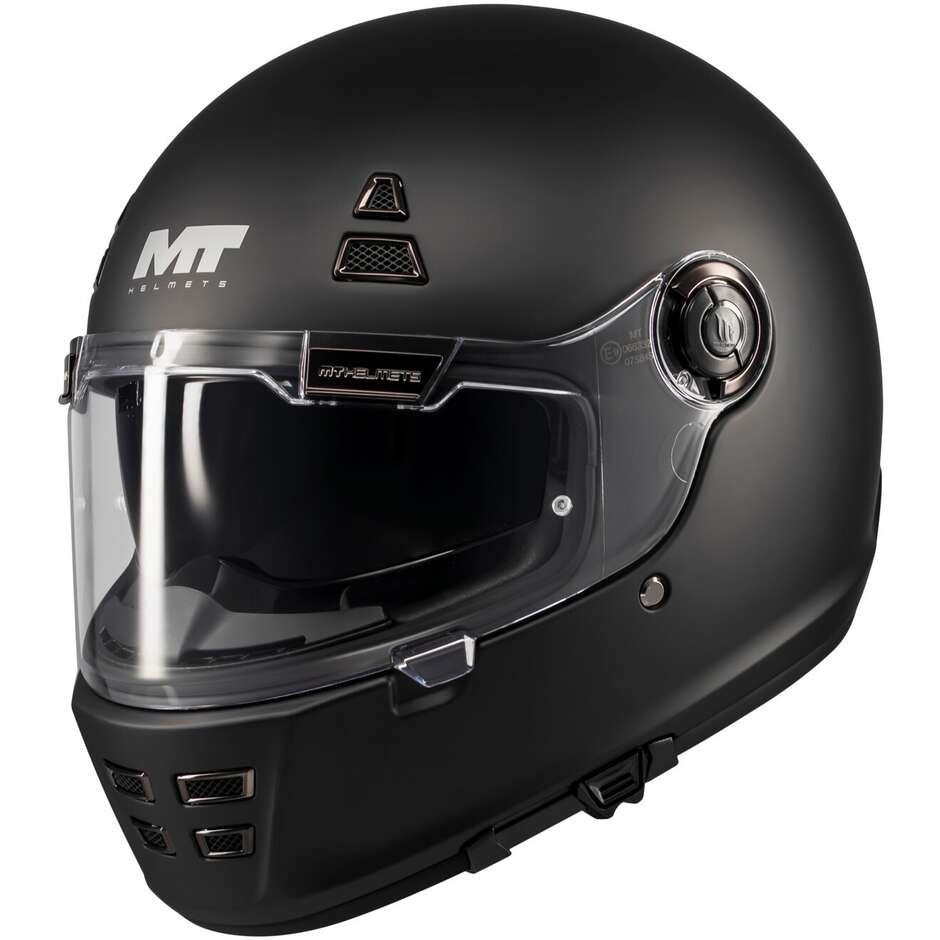 Casco Moto Integrale Mt Helmets JARAMA SV PURE A1 Nero Opaco