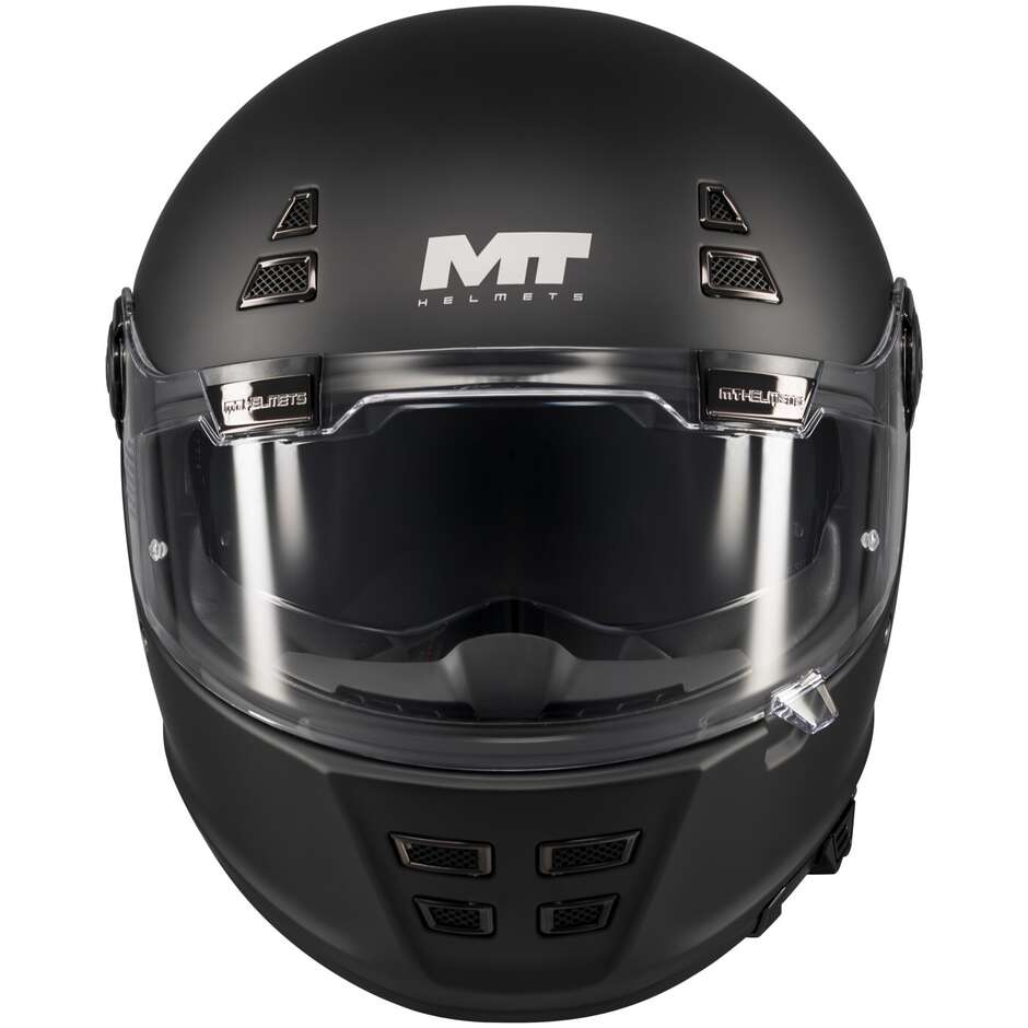 Casco Moto Integrale Mt Helmets JARAMA SV PURE A1 Nero Opaco