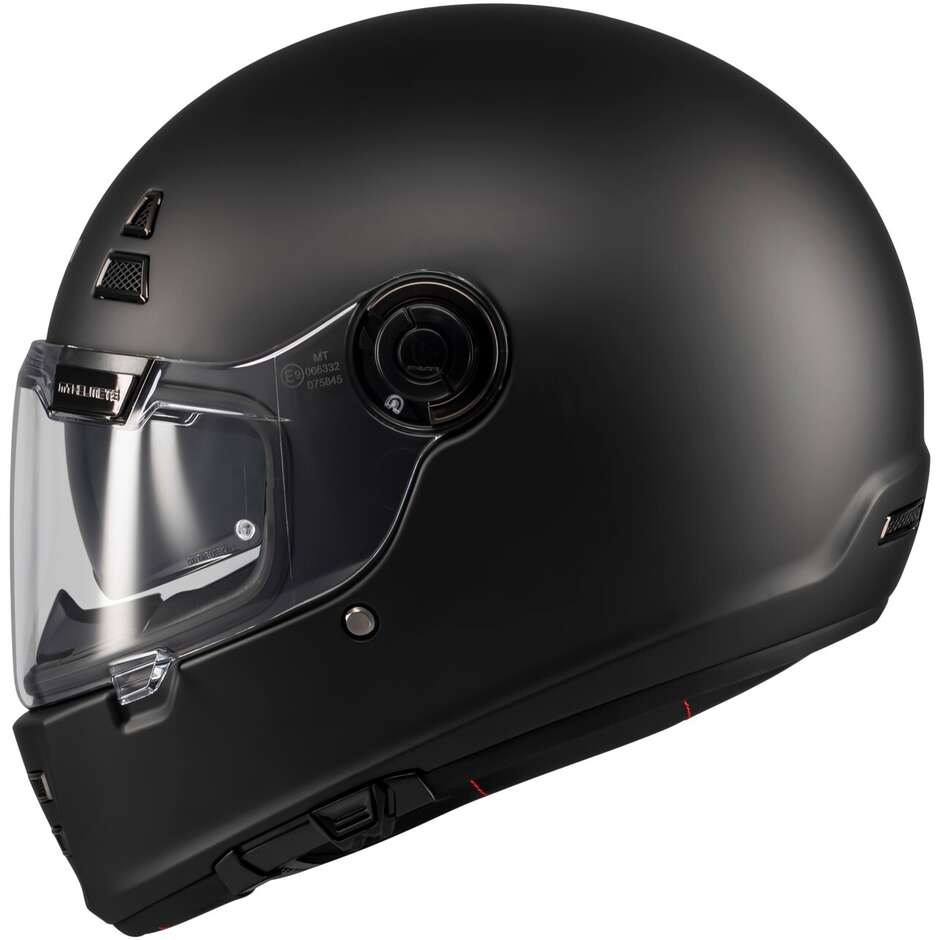 Casco Moto Integrale Mt Helmets JARAMA SV PURE A1 Nero Opaco