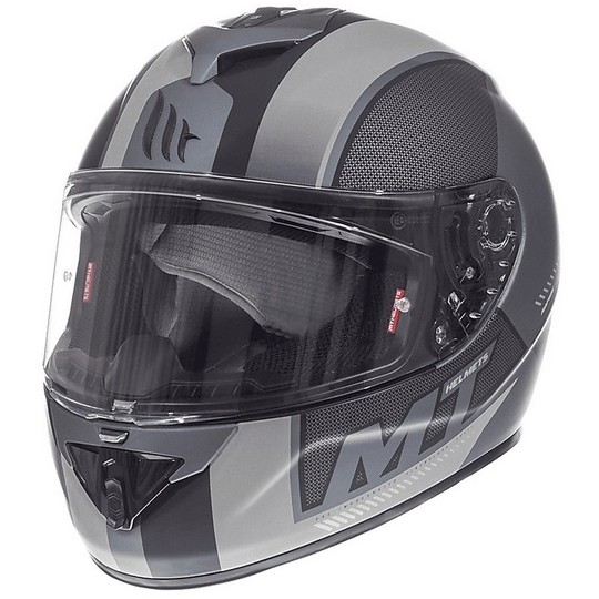 Casco moto Integrale MT Helmets Rapide Overtake B6 Bianco Opaco