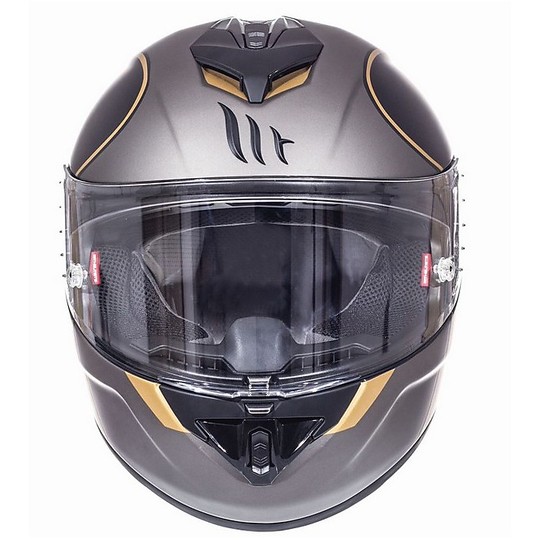 Casco moto Integrale MT Helmets Rapide Revival A1 Nero Opaco