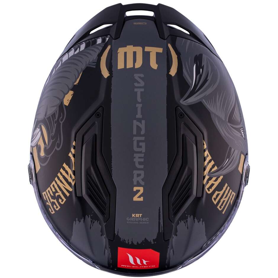 Casco Moto Integrale Mt Helmets STINGER 2 KRT B9 Opaco