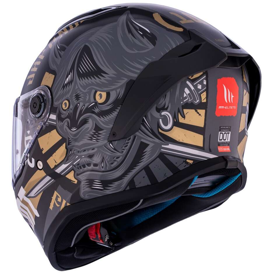 Casco Moto Integrale Mt Helmets STINGER 2 KRT B9 Opaco