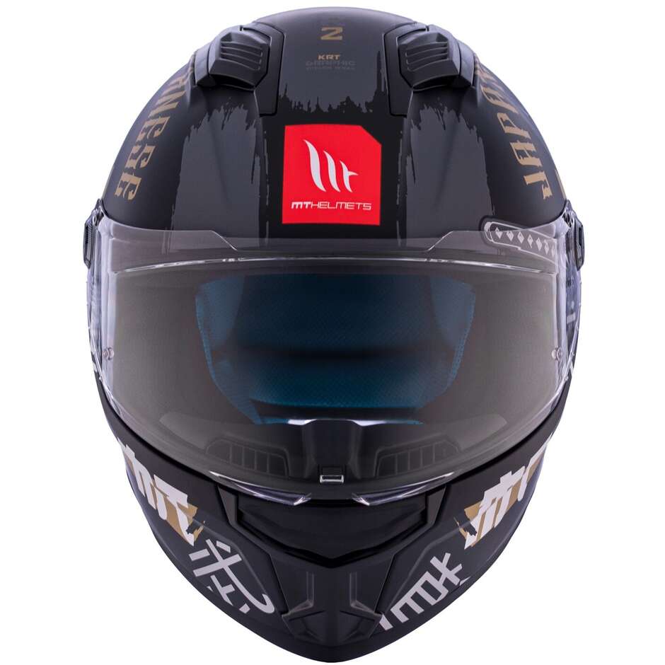 Casco Moto Integrale Mt Helmets STINGER 2 KRT B9 Opaco