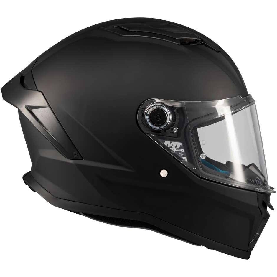 Casco Moto Integrale Mt Helmets STINGER 2 PURE A1 Nero Opaco
