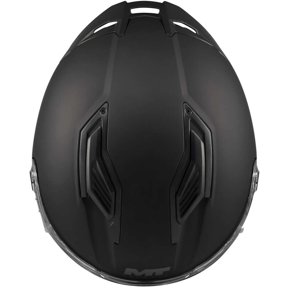 Casco Moto Integrale Mt Helmets STINGER 2 PURE A1 Nero Opaco