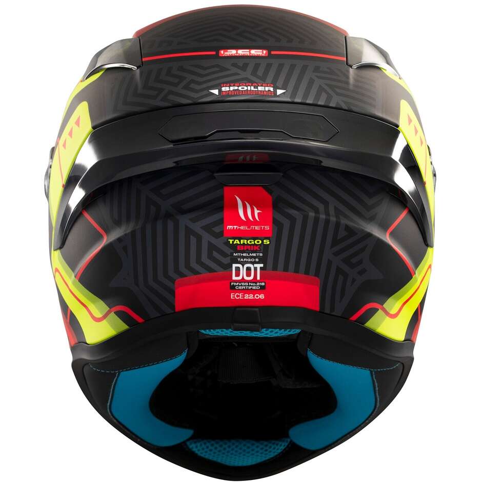 Casco Moto Integrale Mt Helmets TARGO S BRIK C3 Opaco